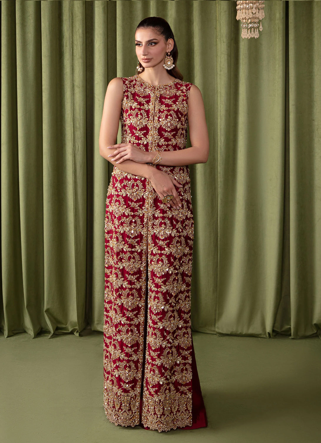 Kanwal Malik - Elara - Luxury Pret - Ruby