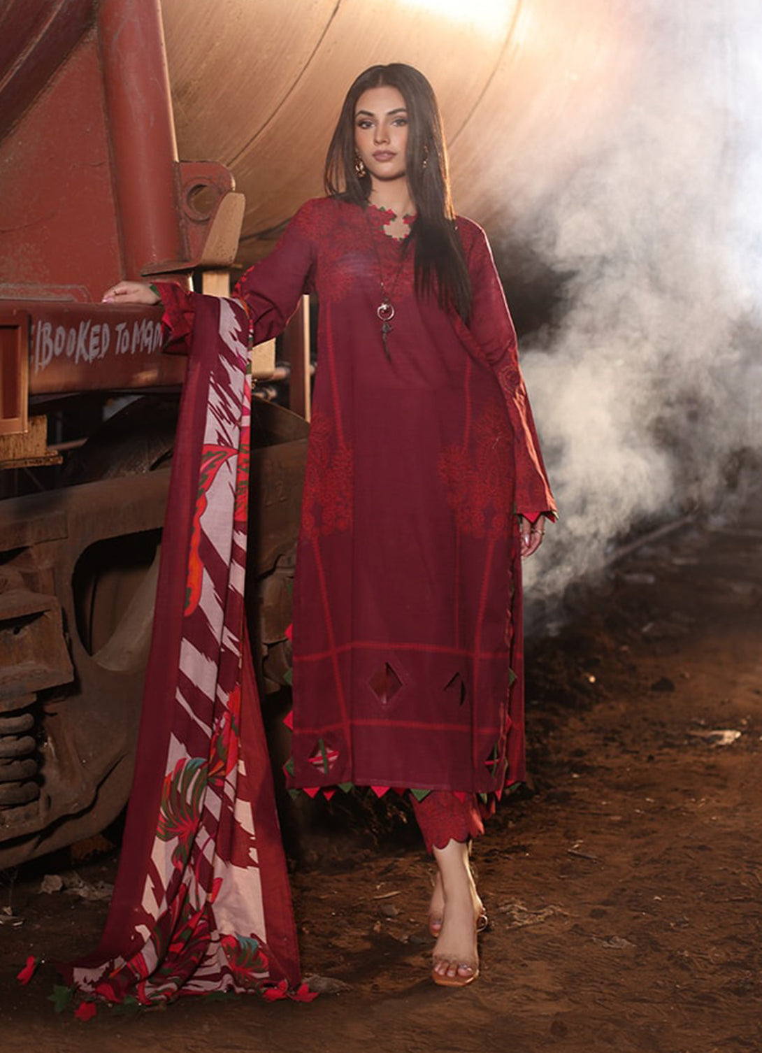 Charizma - C Print Printed Kahaddar - CPW4-05