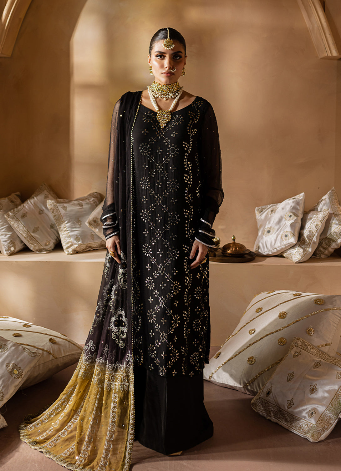 Mukeshkaari by Nurèh Unstitched Collection (3 Piece Suit)