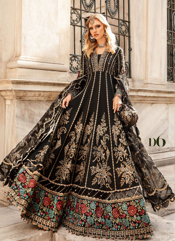 Maria.B. - Embroidered Cotton Satin Suit | CST-806