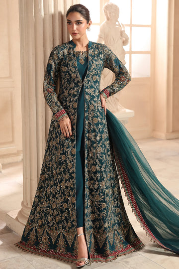 3-PC Unstitched Embroidered Luxury Chiffon DJW6-05